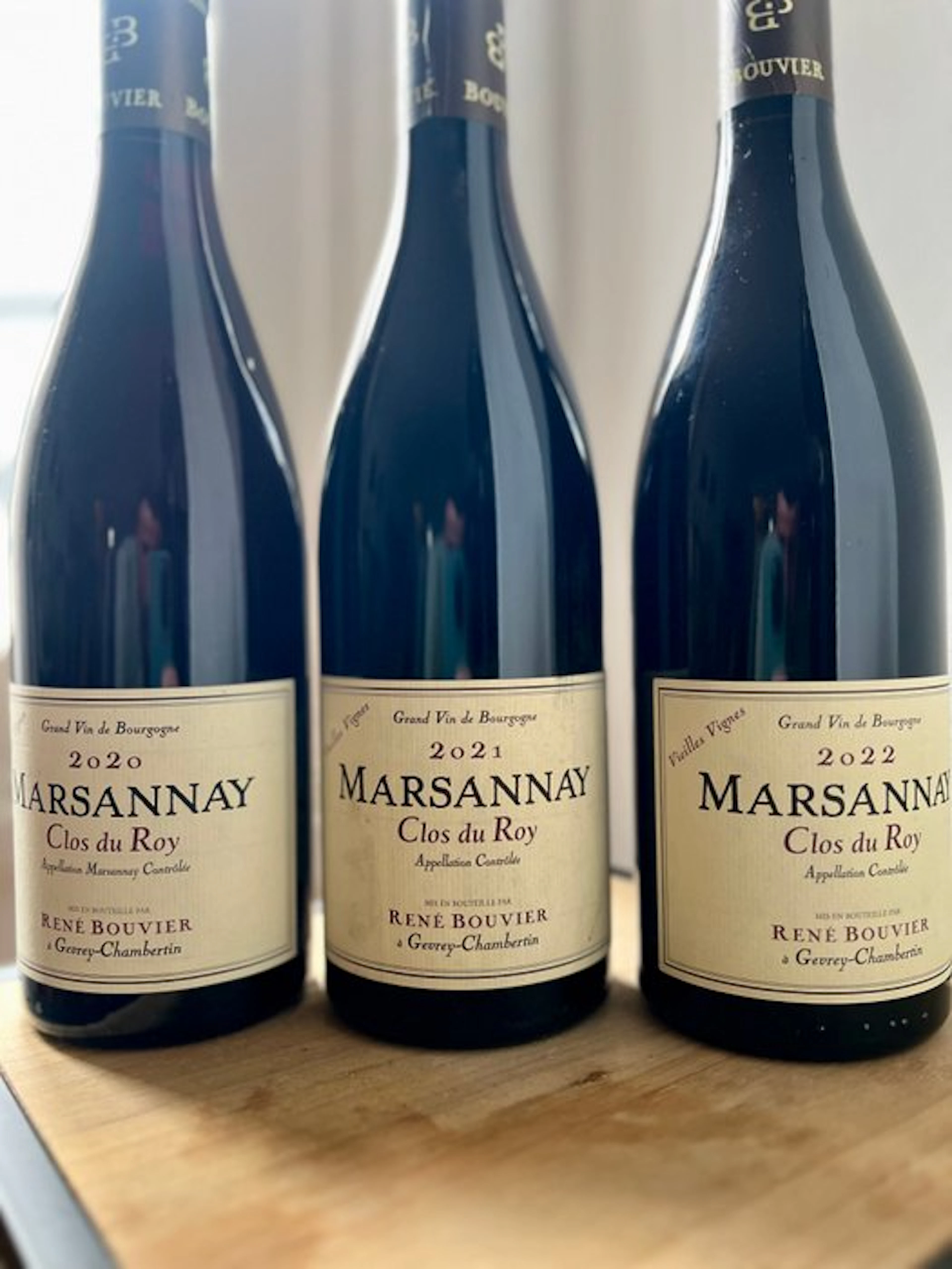 2020 2021 & 2022 René Bouvier "Clos du Roy" - Burgundy