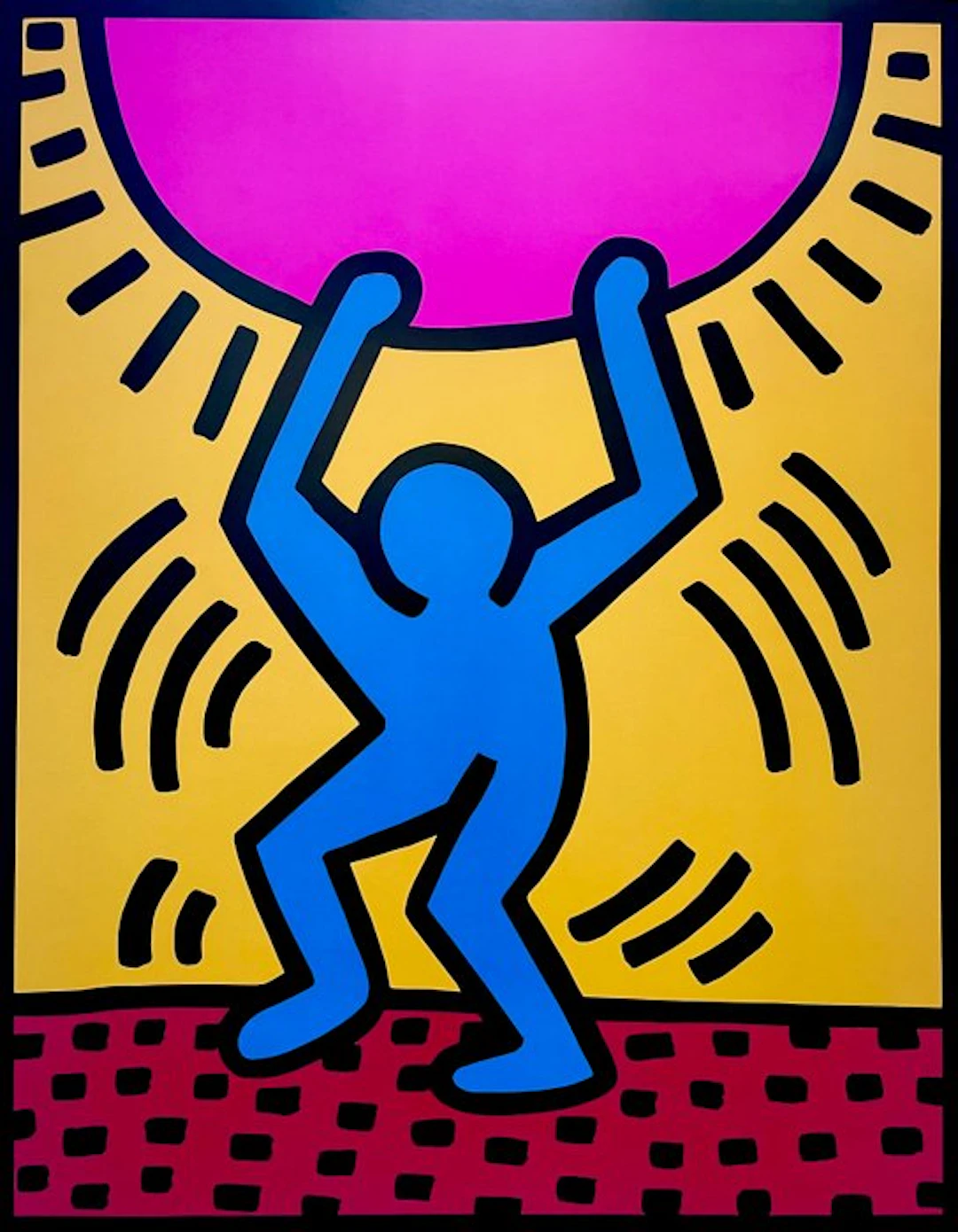 Keith Haring - International Youth Year - Offset...