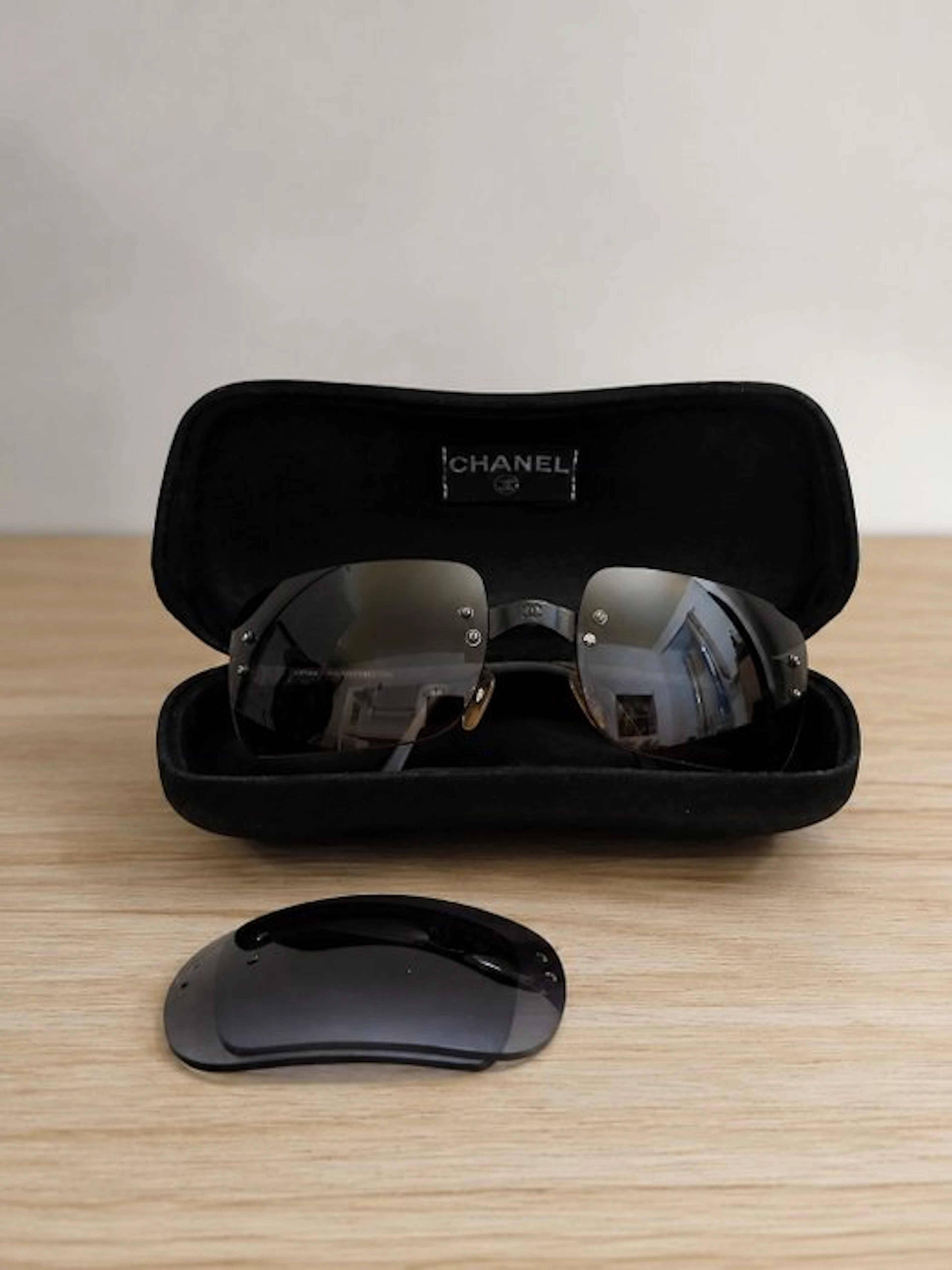 Chanel - Rimless Shild - Sunglasses