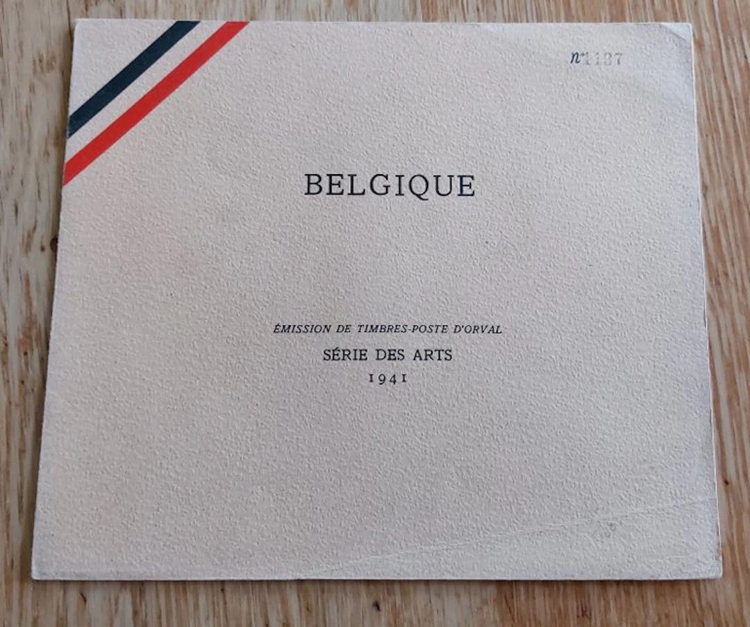 Belgium 1941 - Booklet ORVAL, Art Series, French-language - OBP 556/567