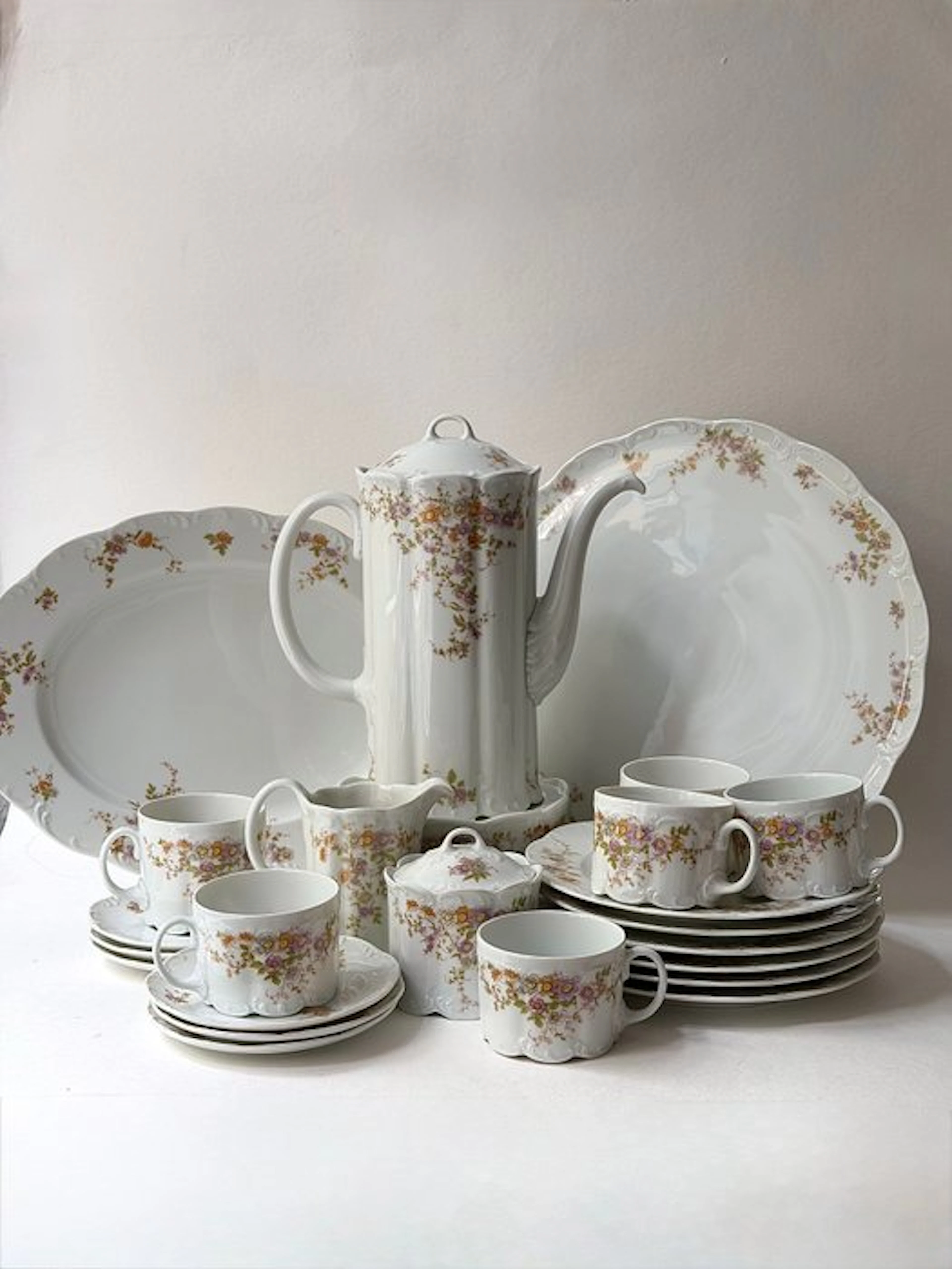 Rosenthal - Coffee and tea service (24) - Classic Rose...