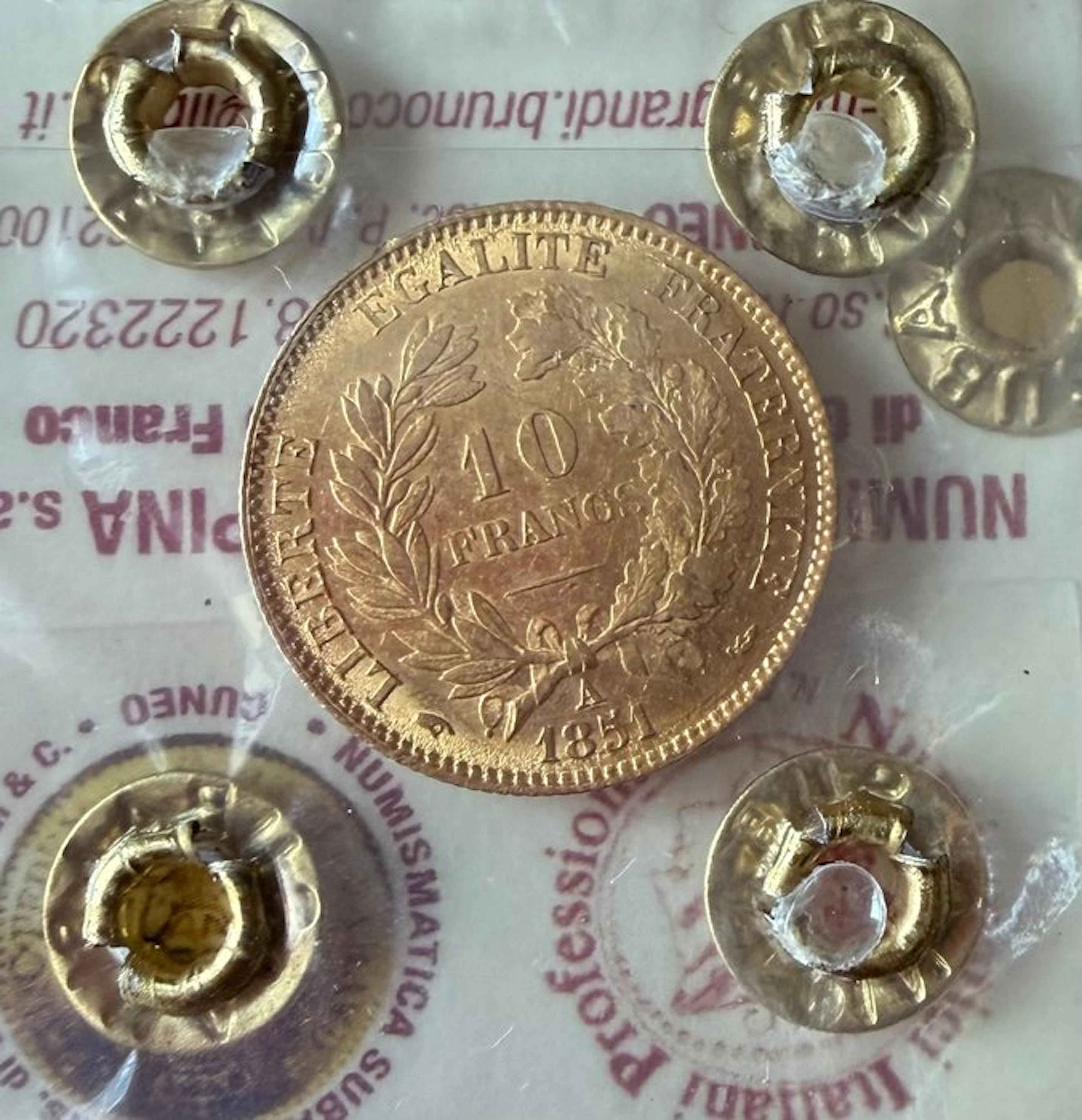 France. 10 Francs 1851-A Ceres