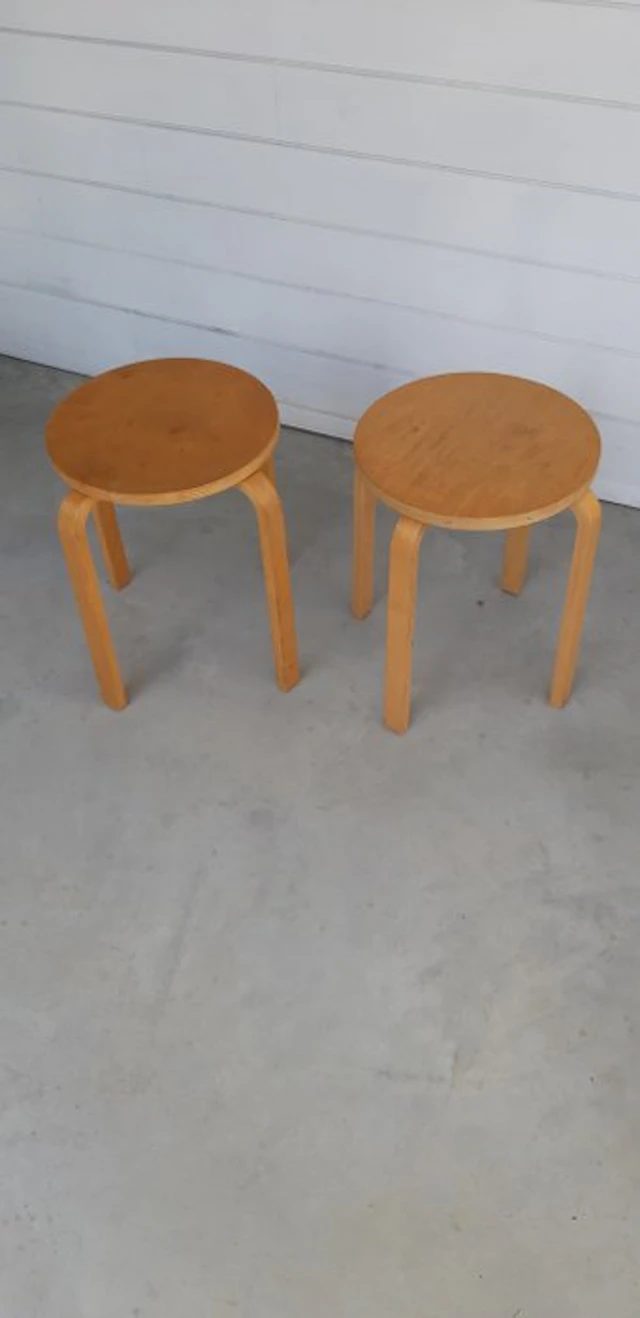 IKEA - Stool (2) - Frosta - Wood