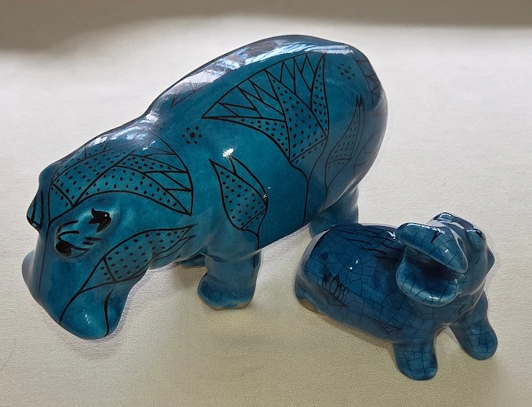 Egyptian Ceramic Ceramics - 11 cm
