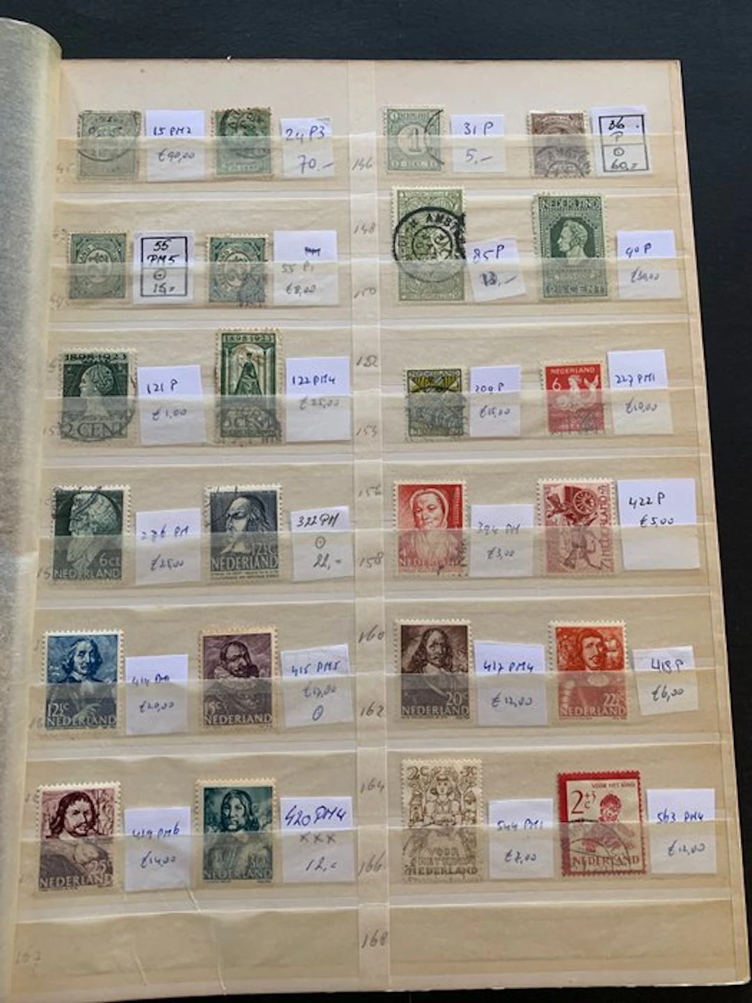 Netherlands 1869/1987 - Selection of plate errors between NVPH 15 and 1392