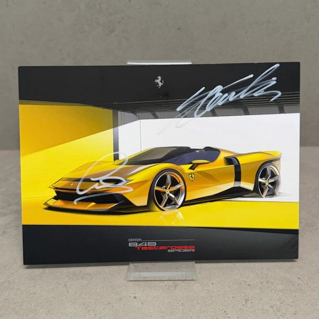 Italy - Ferrari 849 Testarossa Spider - Official Fan Card...