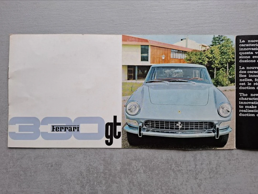 Brochure - Ferrari - 330 GT Pininfarina - 1966