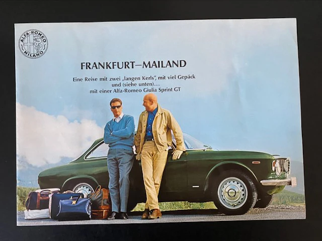 Brochure - Alfa Romeo - Alfa Romeo Giulia 1600 Sprint GT / Giulia GTC - 1965