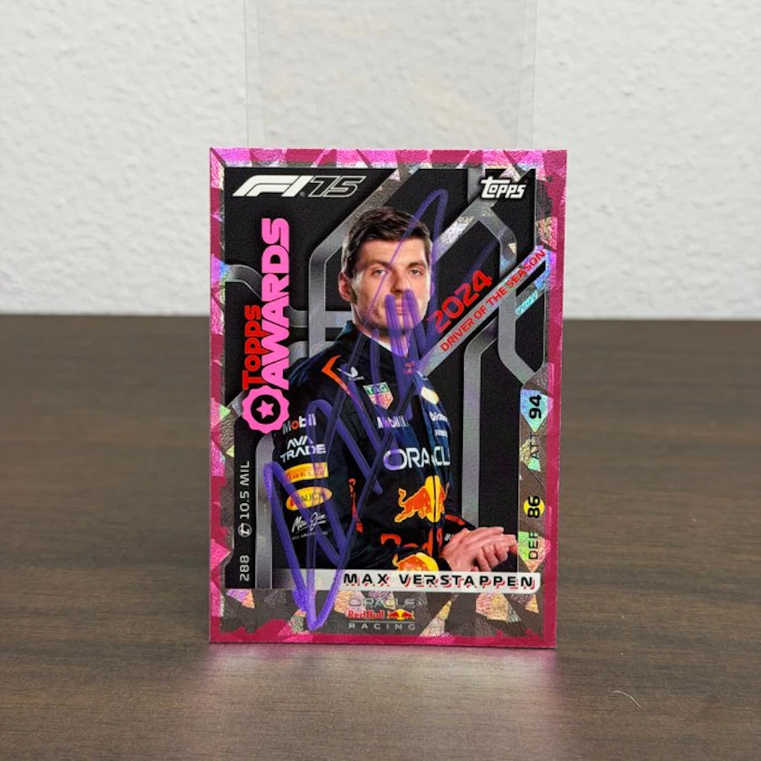 Red Bull Racing - Topps 288 Top Awards - Pink Parallel...