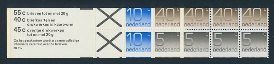 Netherlands 1976 - Automatic booklet / stamp booklet PB...