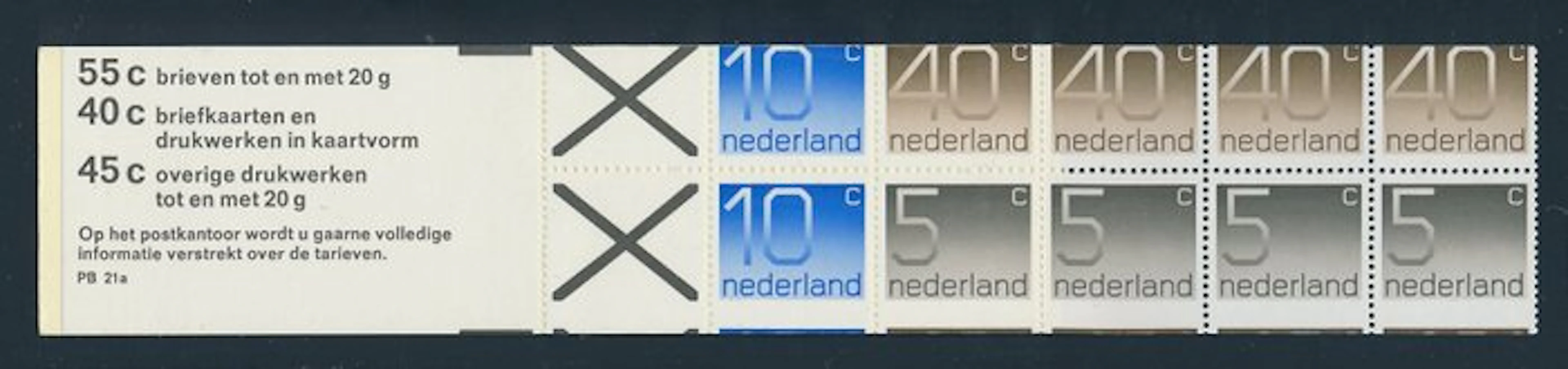 Netherlands 1976 - Automatic booklet / stamp booklet PB...