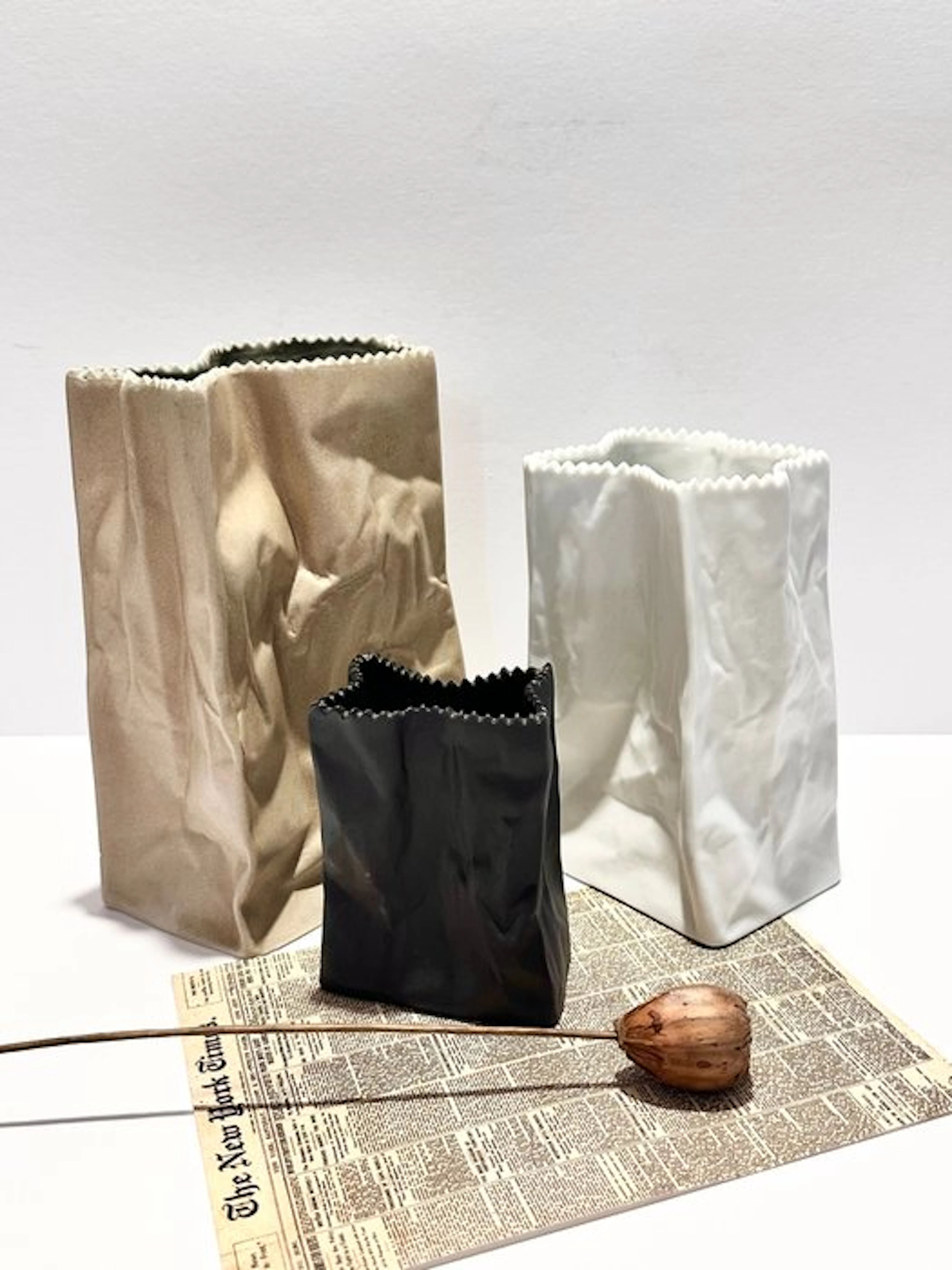 Rosenthal - Tapio Wirkkala - Vase (3) - Do not litter - Porcelain
