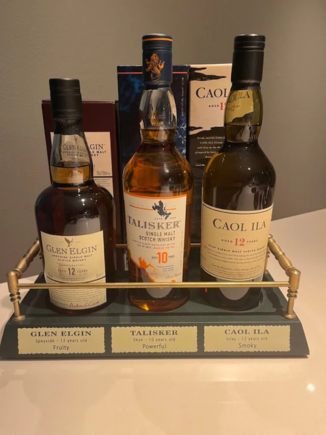 Glen Elgin 12yo + Talisker 10yo + Caol Ila 12yo - Display...