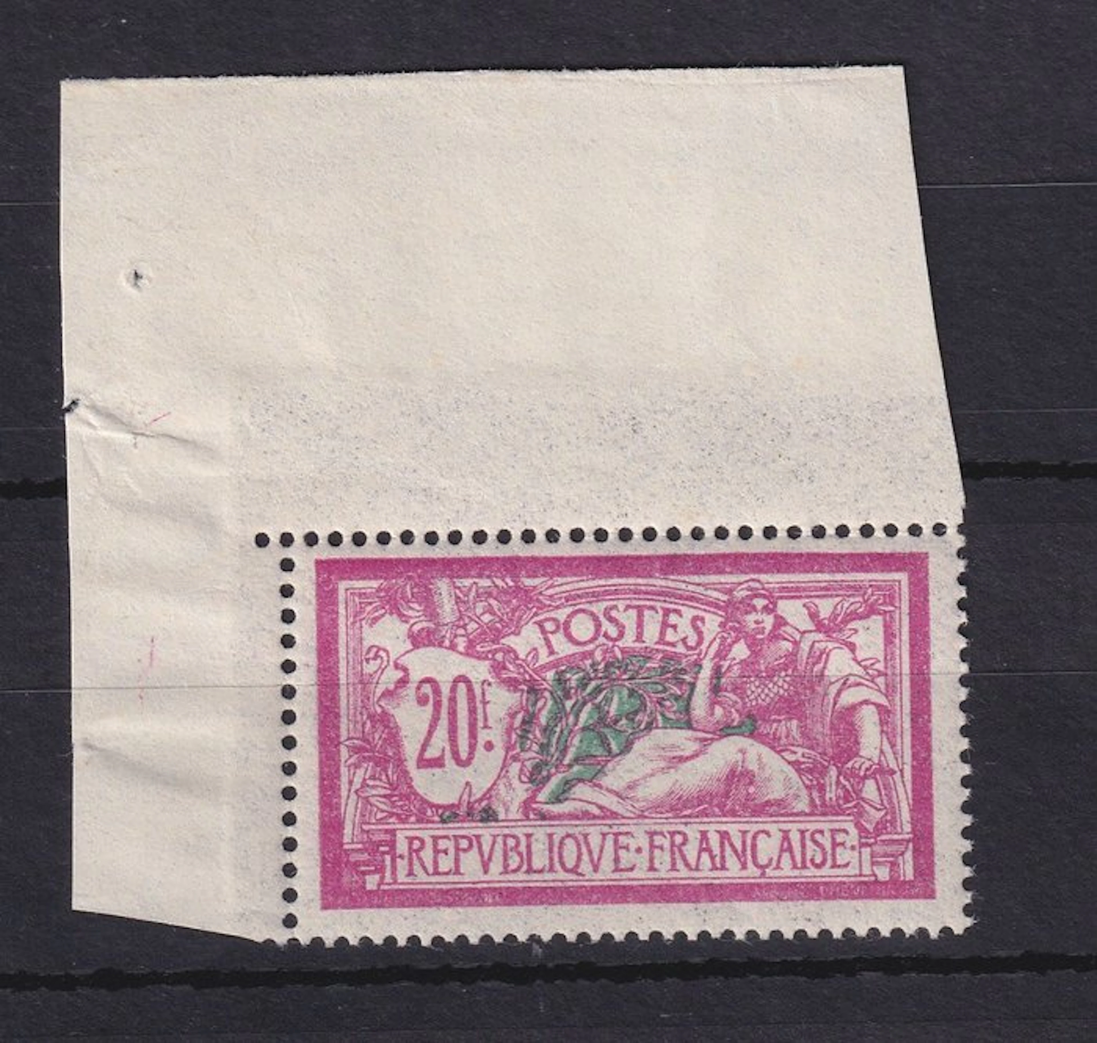 France 1925/1926 - Premium piece, leaf corner without a hinge. - Yvert n°208