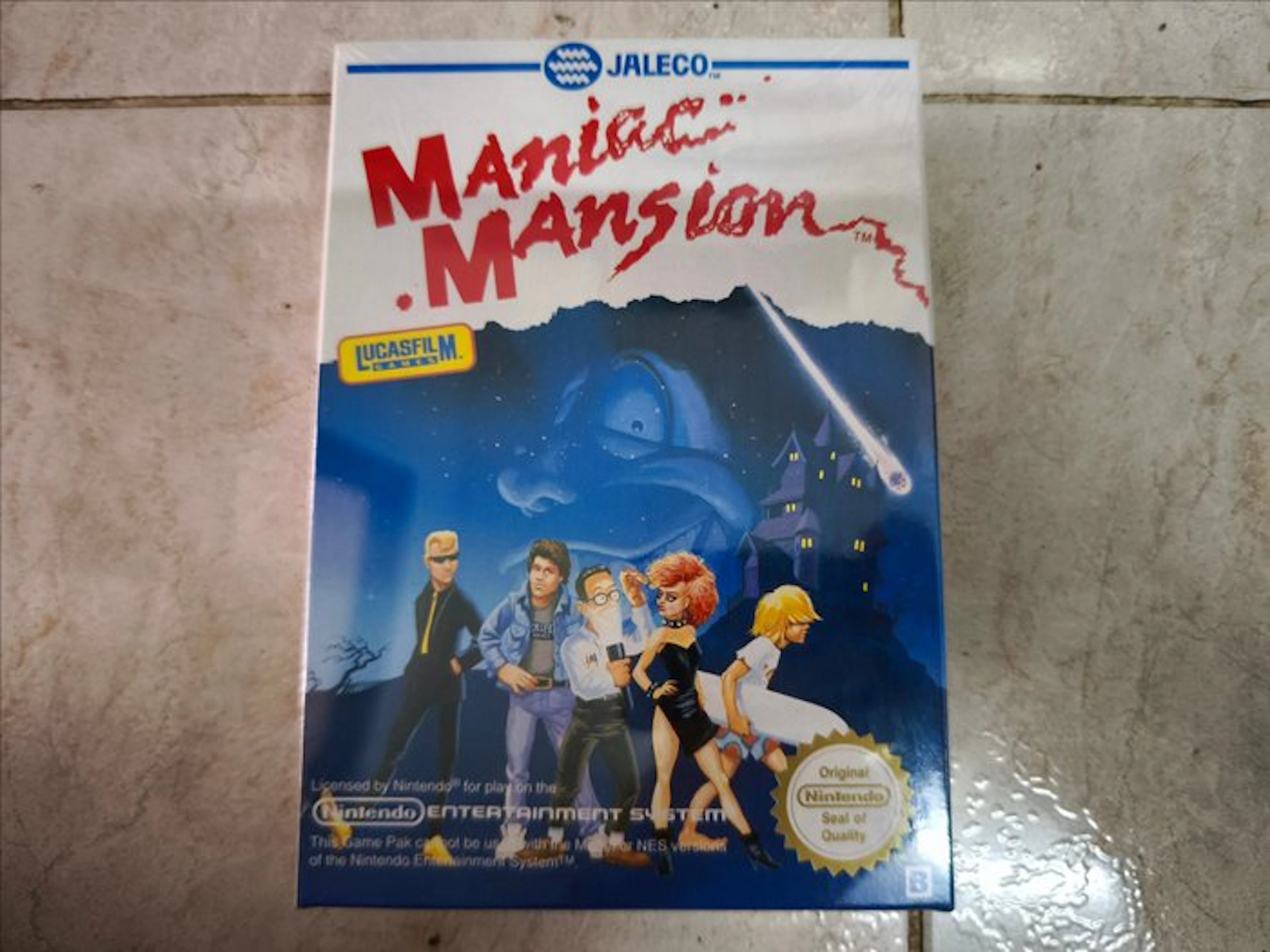 Jaleco - Nes - Maniac Mansion - Video game - In original sealed box