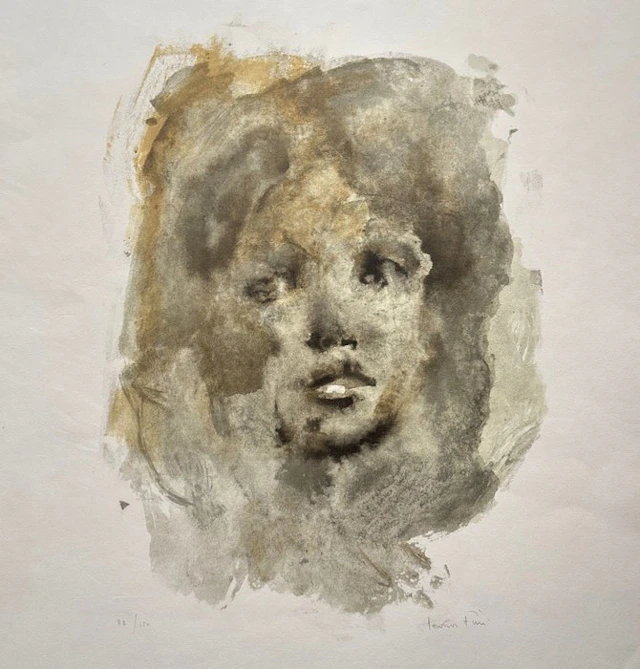 Leonor Fini (1907-1996) - Tête de Jeune Fille (Portrait of a Young Girl)