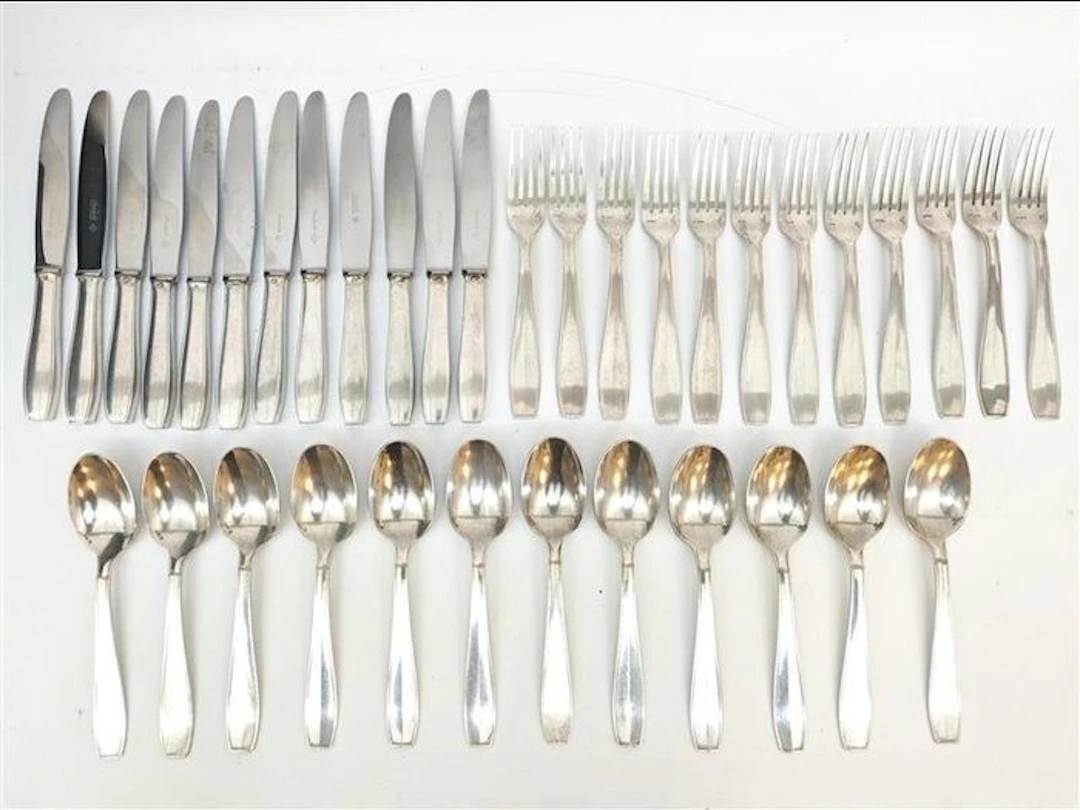 Christofle model: Atlas - Dinerbestek - Cutlery set (36) - Silverplated