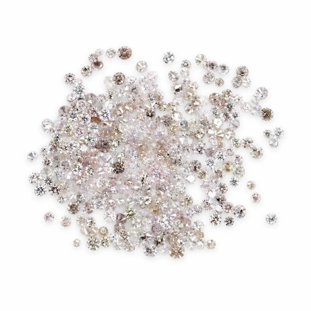 No reserve price - 354 pcs Diamond (Natural) - 1.00 ct - Round - VS1