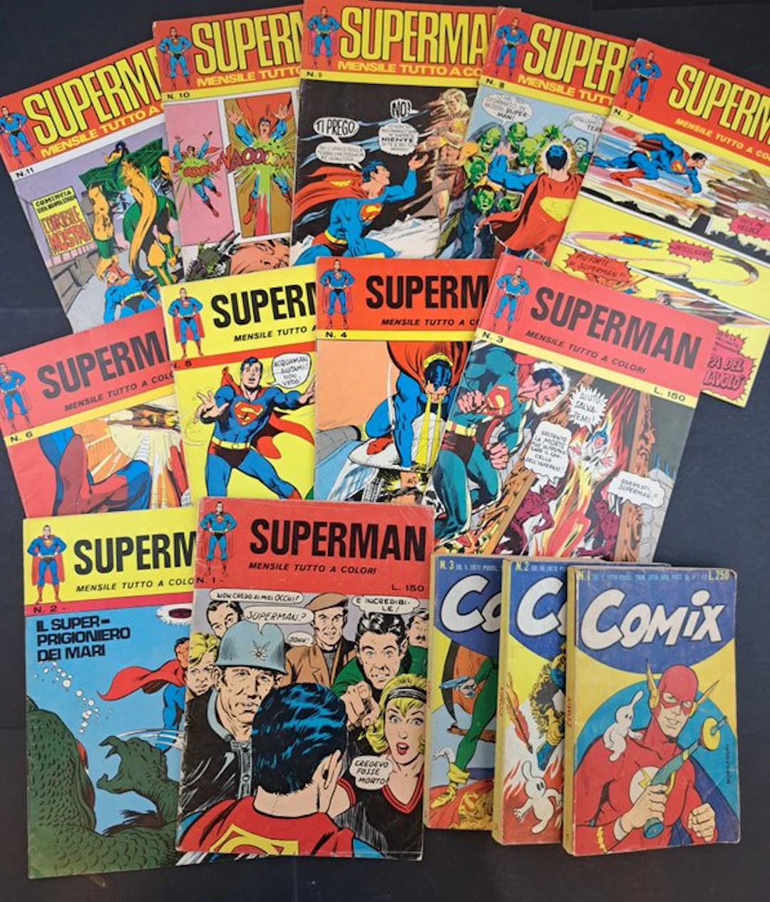 Superman Williams Prima Serie e Comix Complete - 14 Comic - 1970/1971