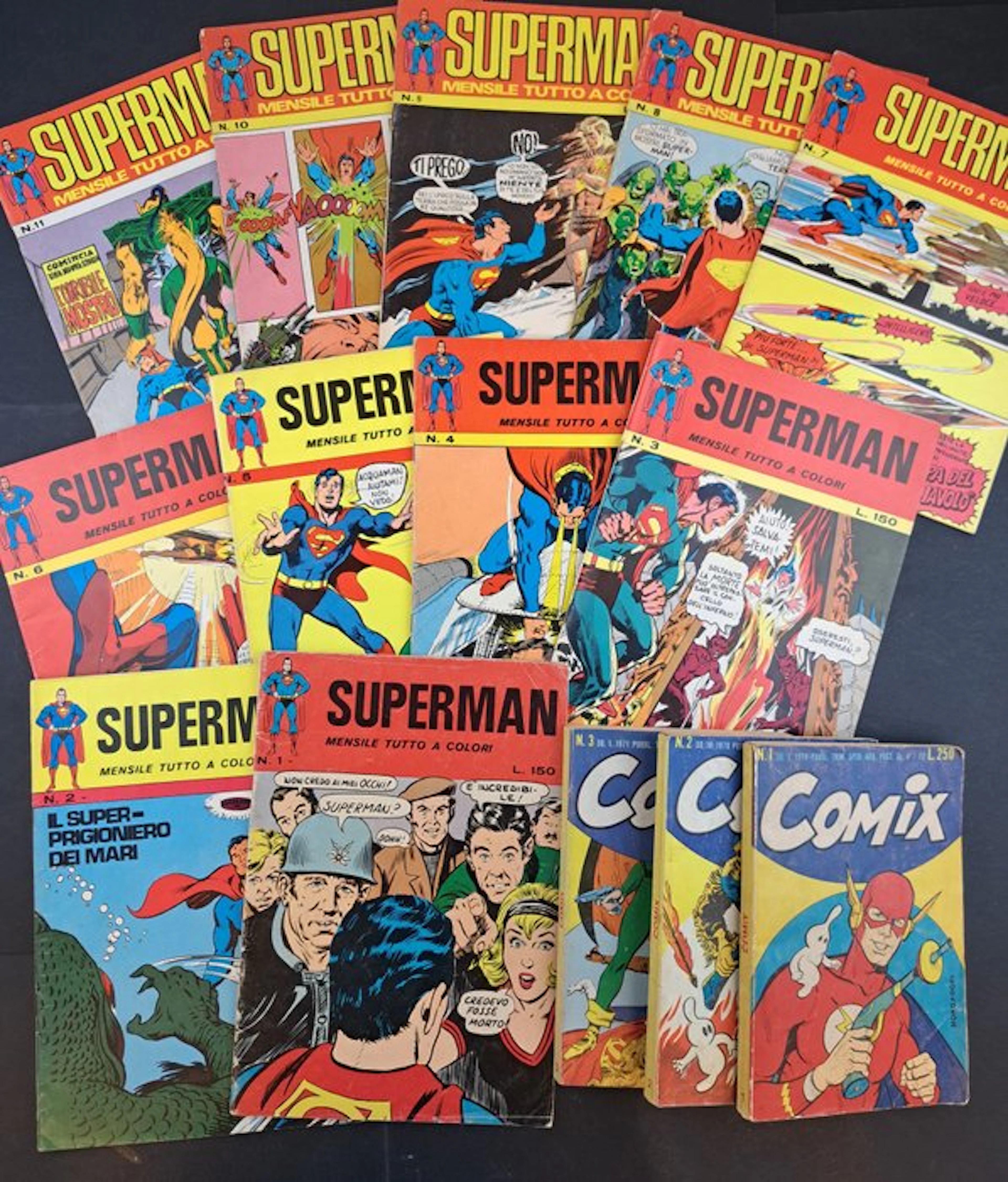 Superman Williams Prima Serie e Comix Complete - 14 Comic - 1970/1971