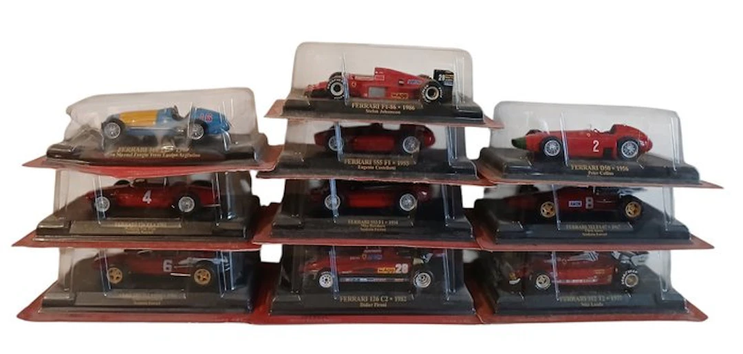 Fabbri 1:43 - Model race car (10) - Lotto con 10 "Ferrari...