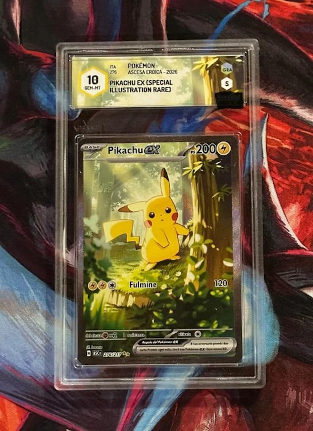 Pokémon Graded card - Pikachu 276 Full art