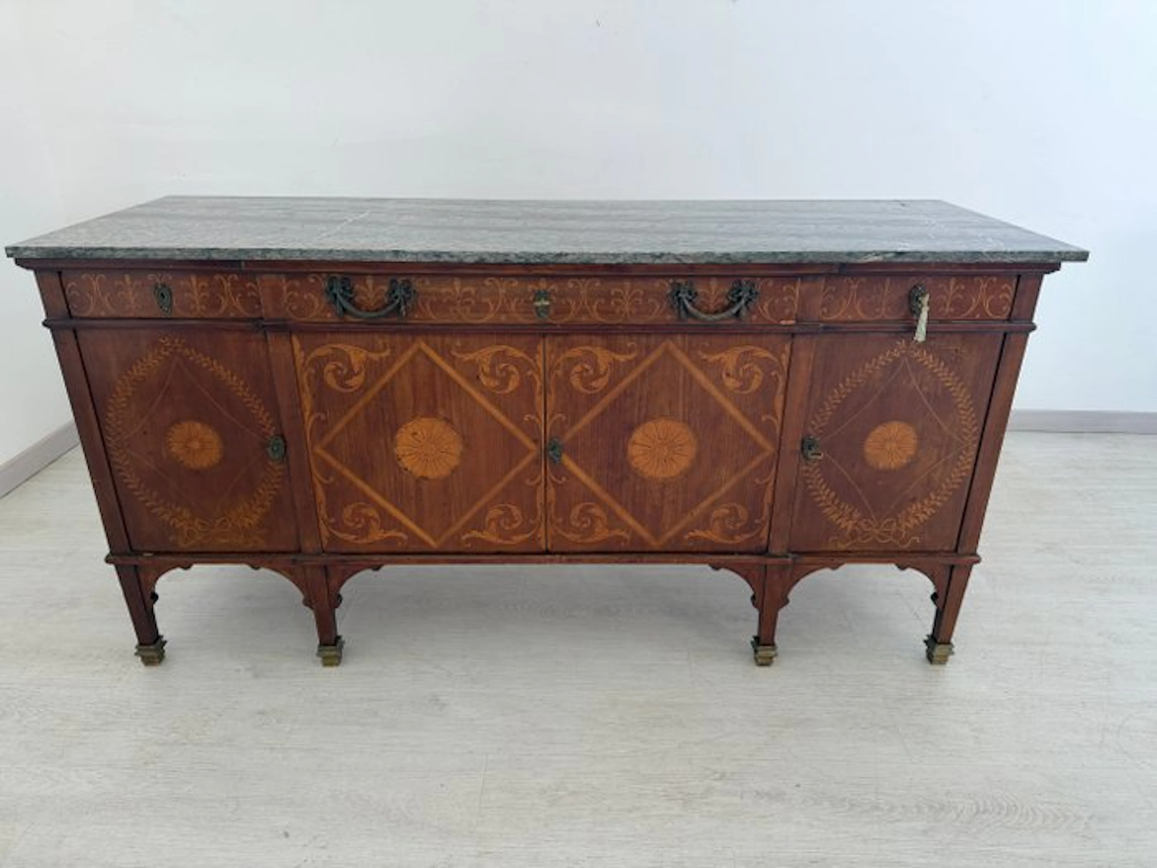 Credenza - Wood, Marble