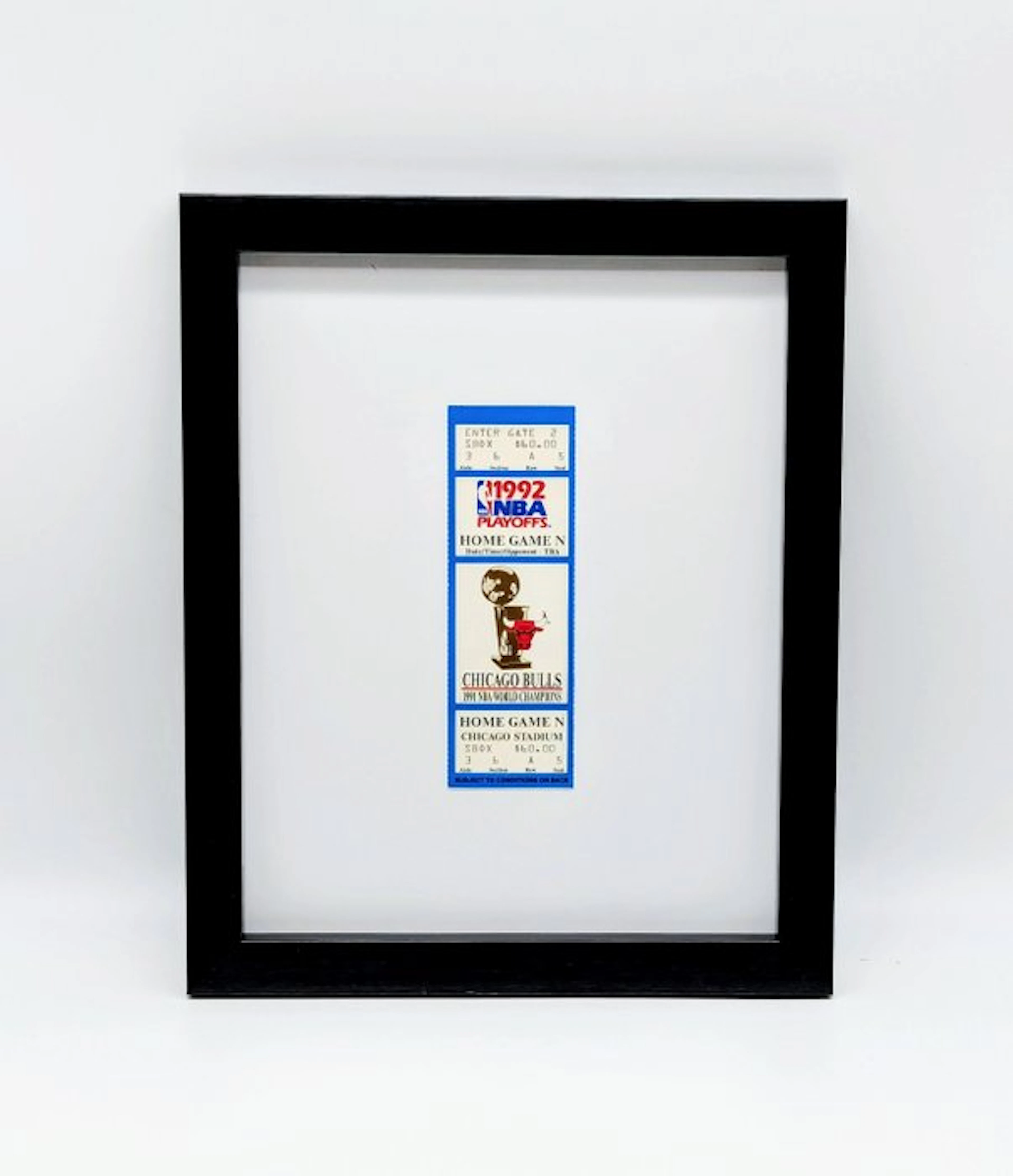 Chicago Bulls - NBA - Michael Jordan - 1992 - Ticket