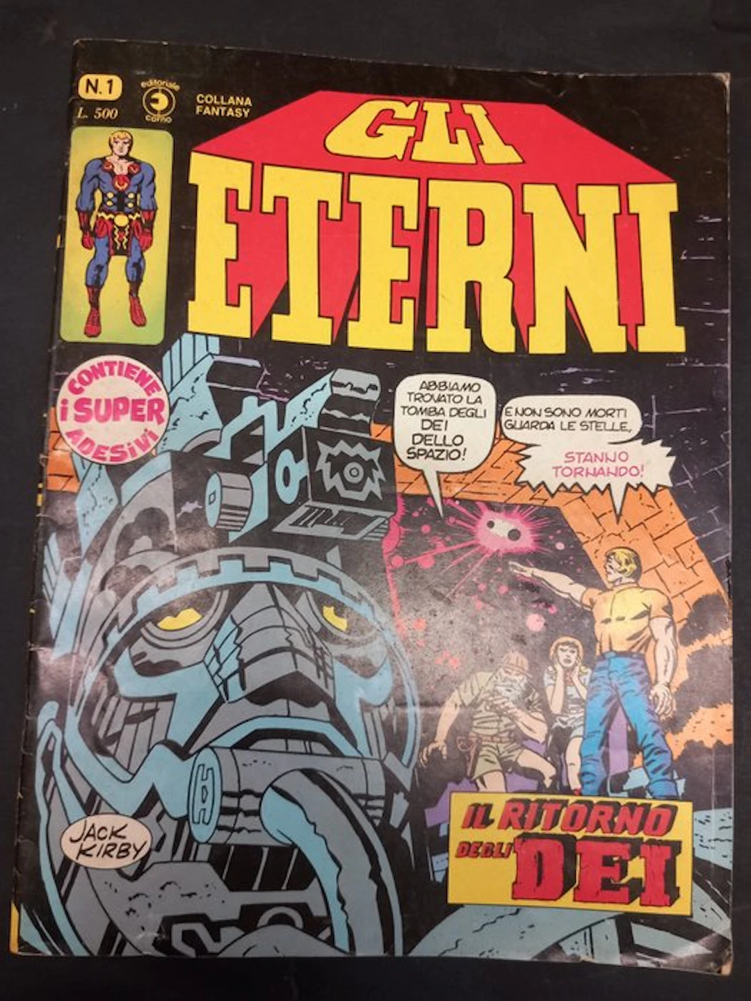Gli Eterni 1 - con adesivi ancora attaccati alle...