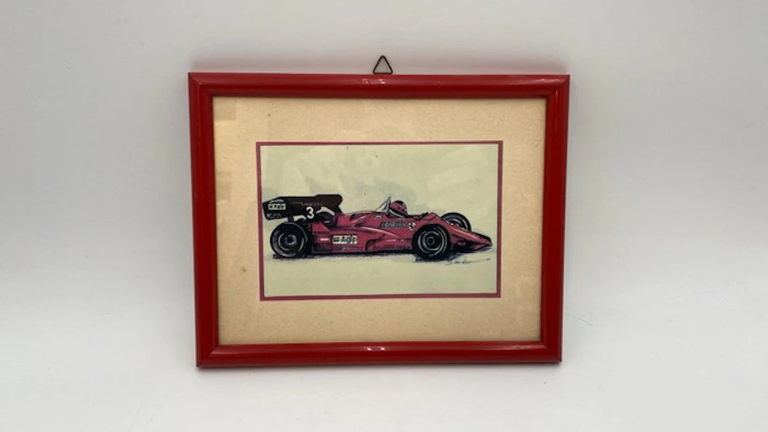Artwork - Ferrari - NQM571 Quadro Arnoux Ferrari 126 C2B