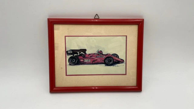 Artwork - Ferrari - NQM571 Quadro Arnoux Ferrari 126 C2B