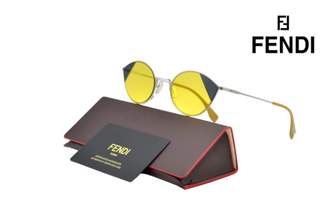 Fendi - Made in Italy - FF0342S B1ZHO - Silver Metal...