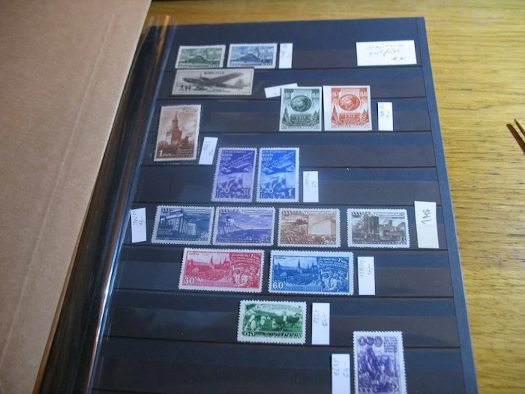 Soviet Union - Stamp collection USSR approx. 1946–1956 mint condition