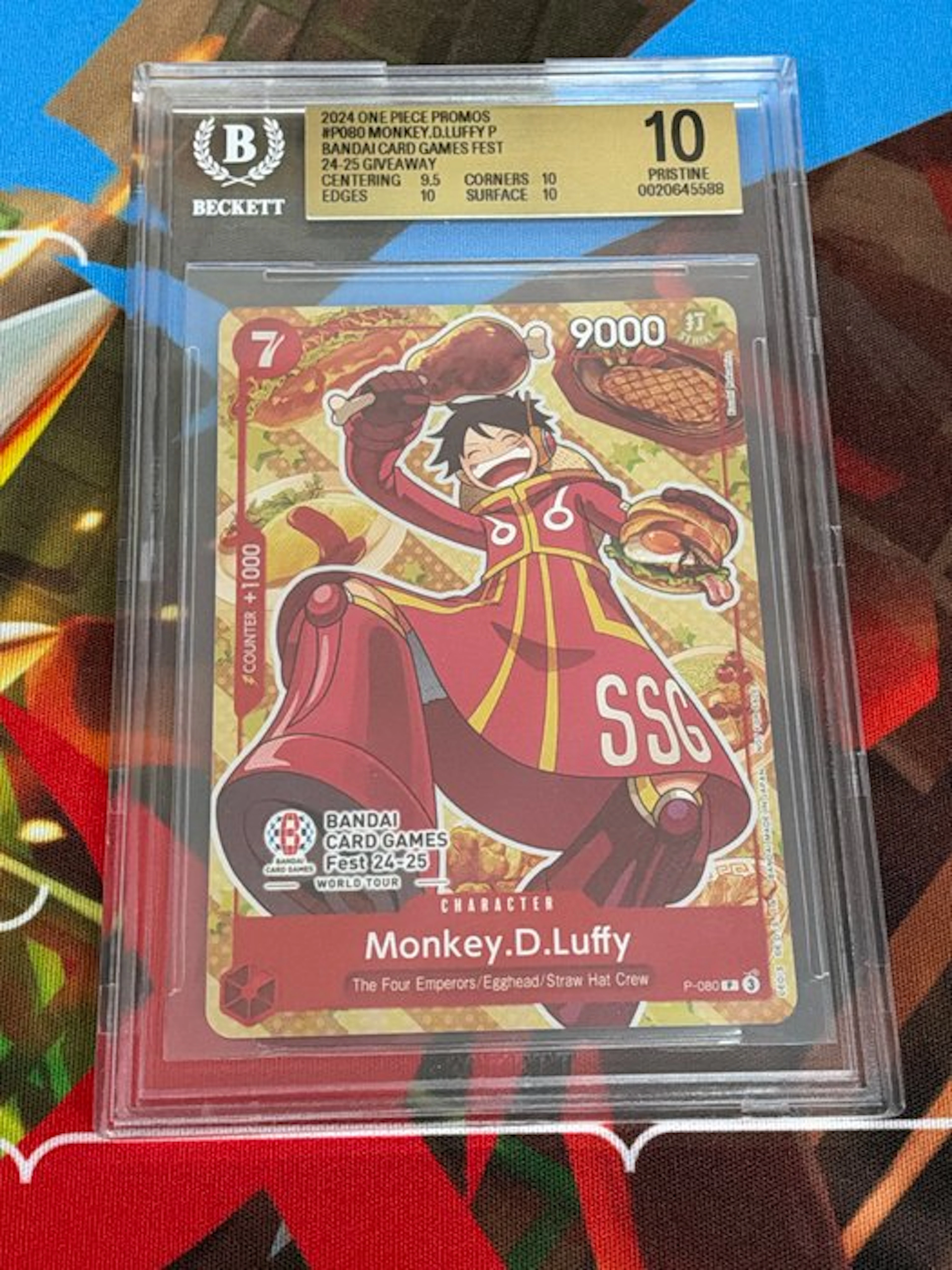 Bandai - 1 Graded card - One Piece - Monkey D