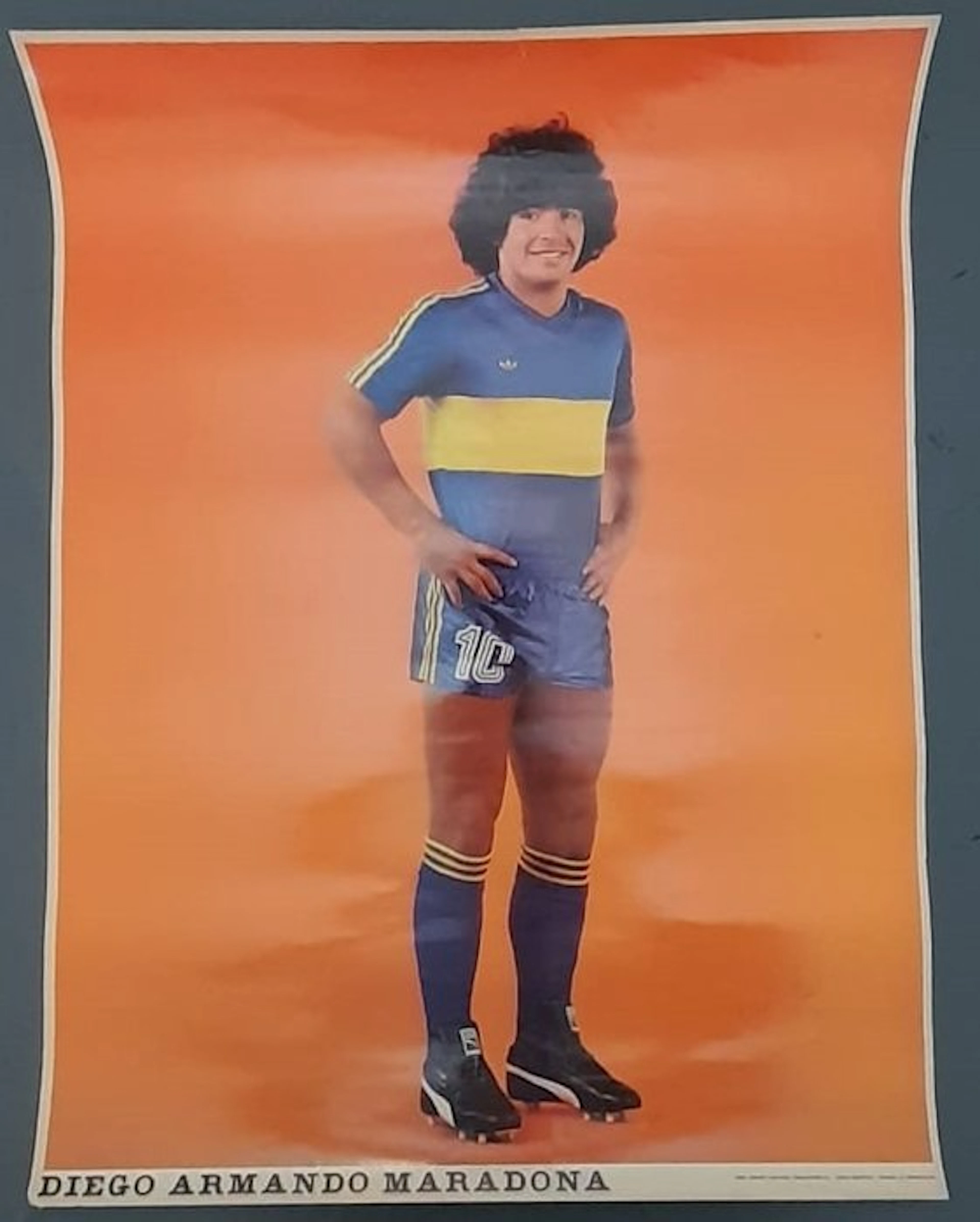 boca juniors lamina original arte antigua - Football...