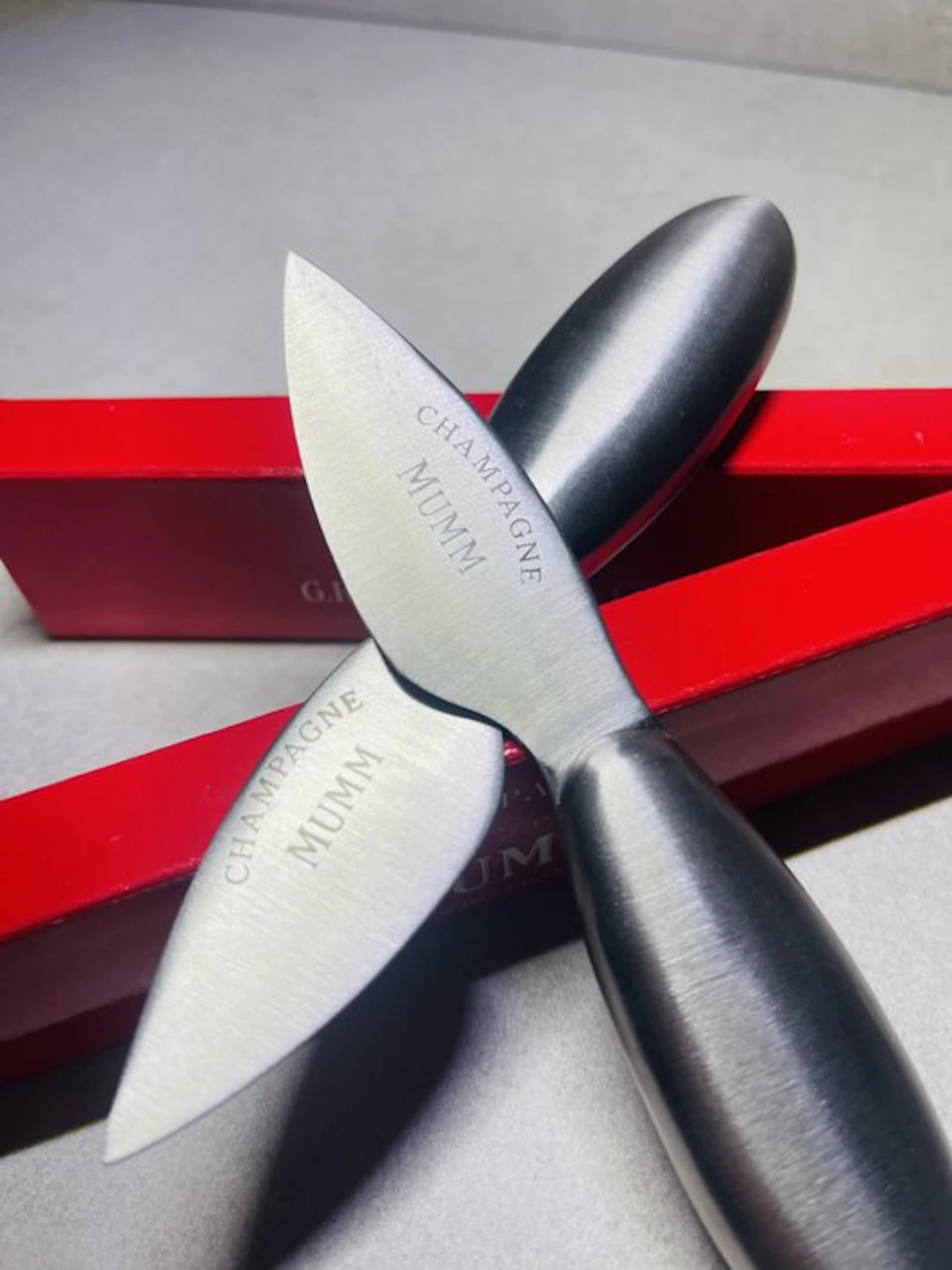 Champagne Mumm - Kitchen knife - Steel - France - (2)