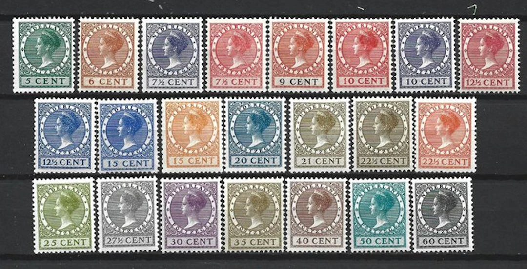 Netherlands 1926/1939 - Netherlands Veth stamps 177–98