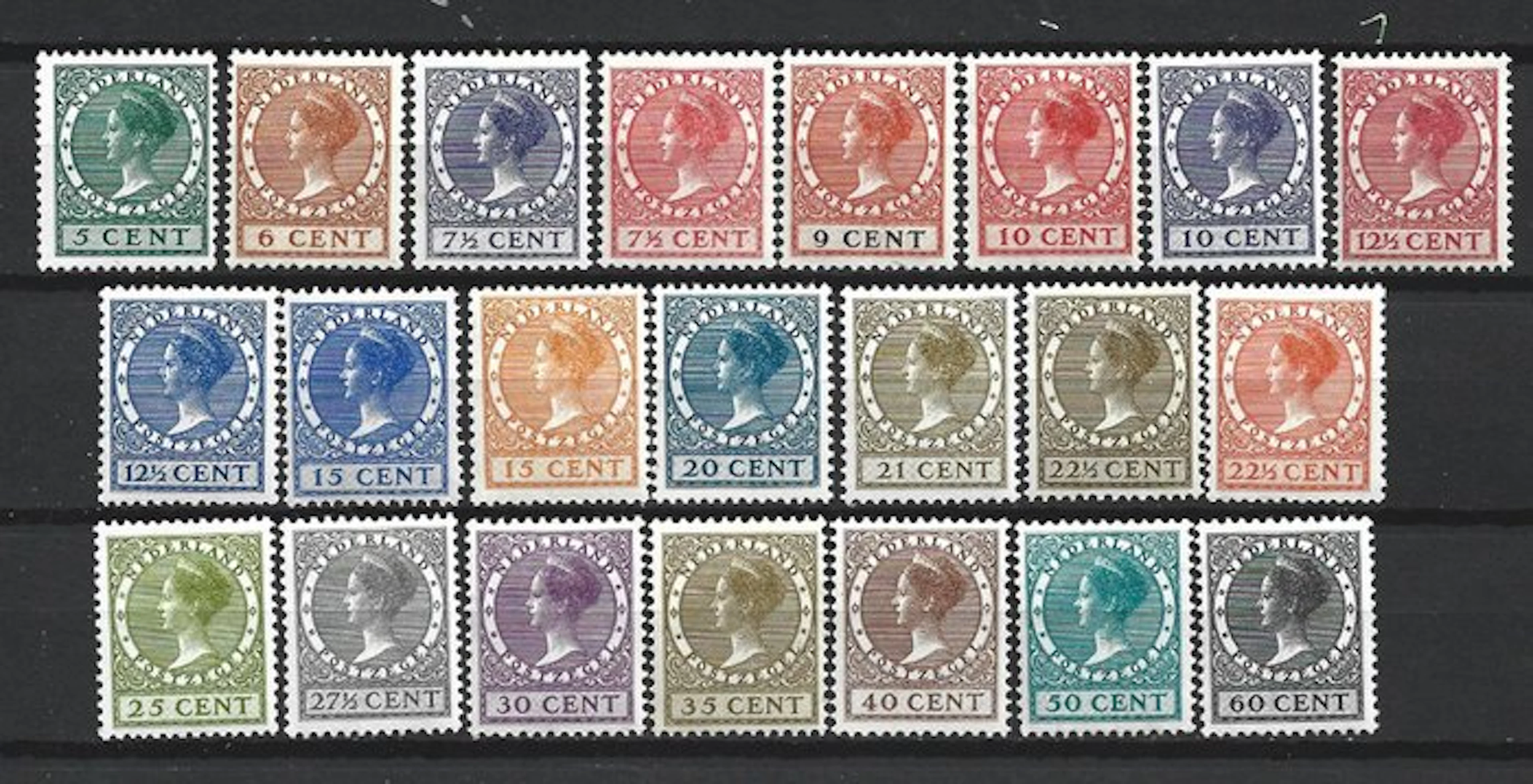 Netherlands 1926/1939 - Netherlands Veth stamps 177–98