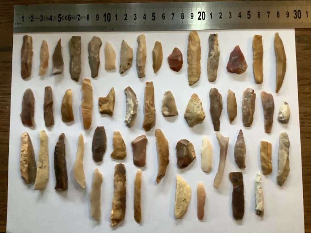 Neolithic Pack of 50 flints Working tool - 7 cm (No reserve price)