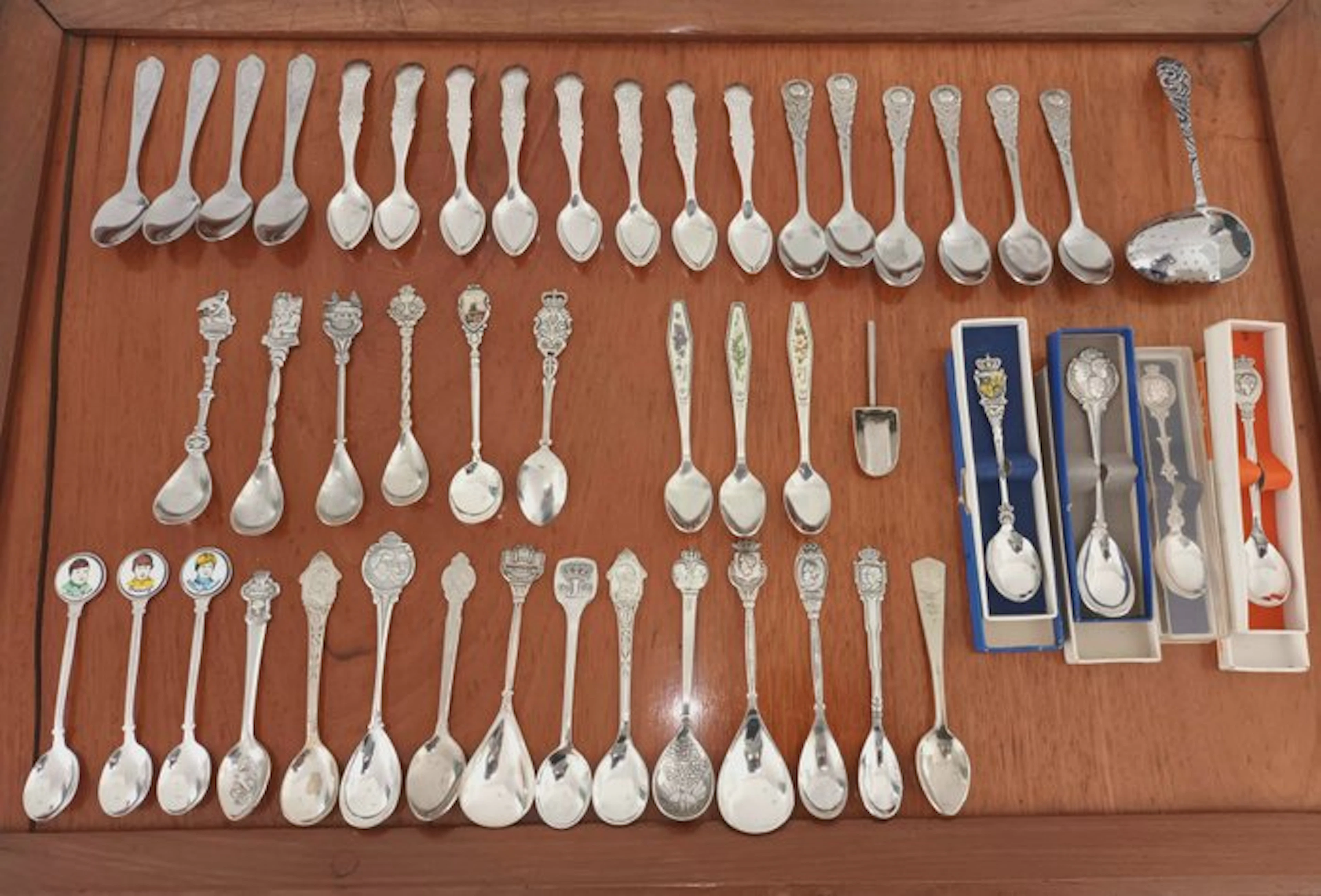 Spoon (49) - Silverplated - Interesting Collection