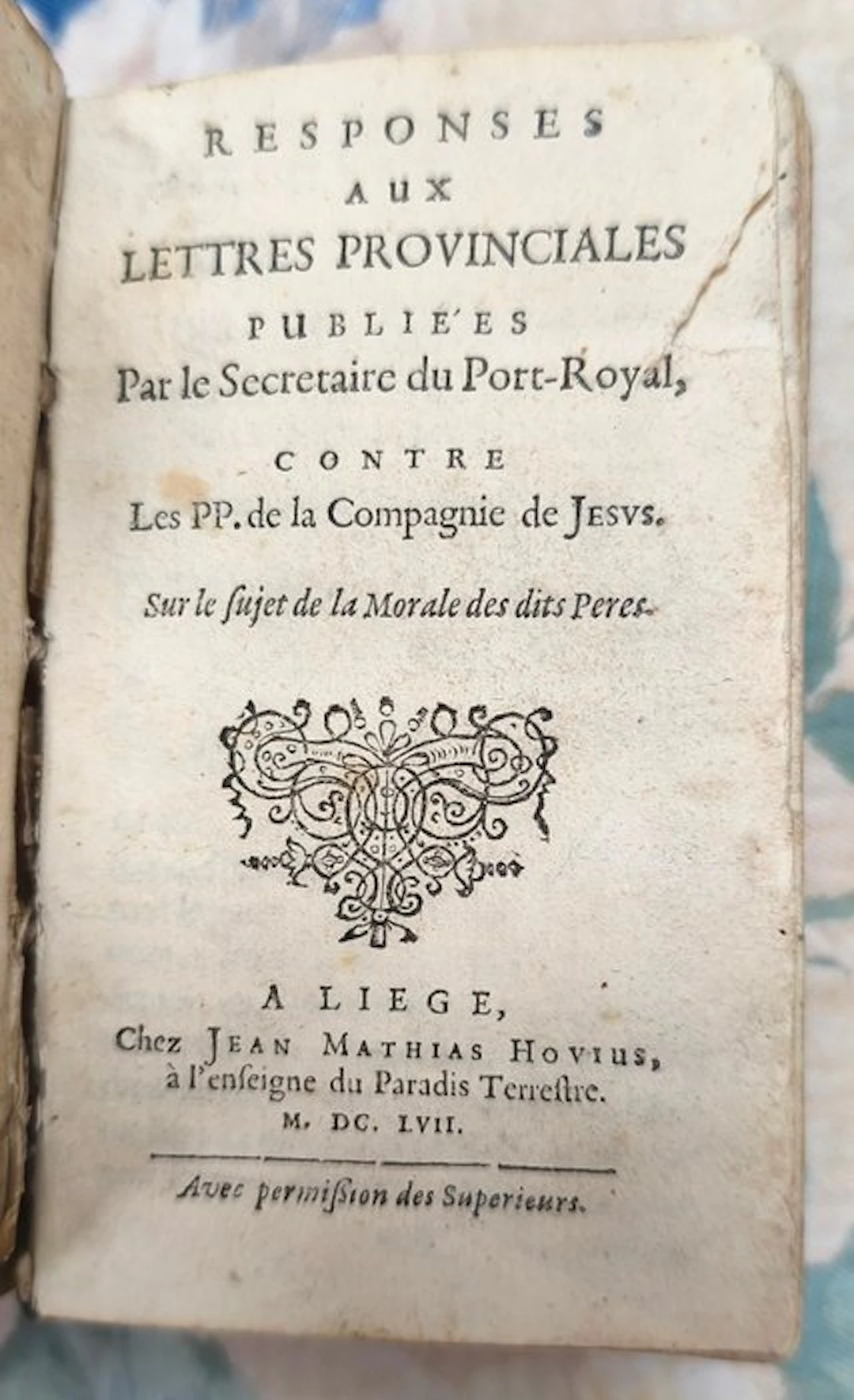 [Jacques Nouet & François Annat] - Réponses aux Lettres...