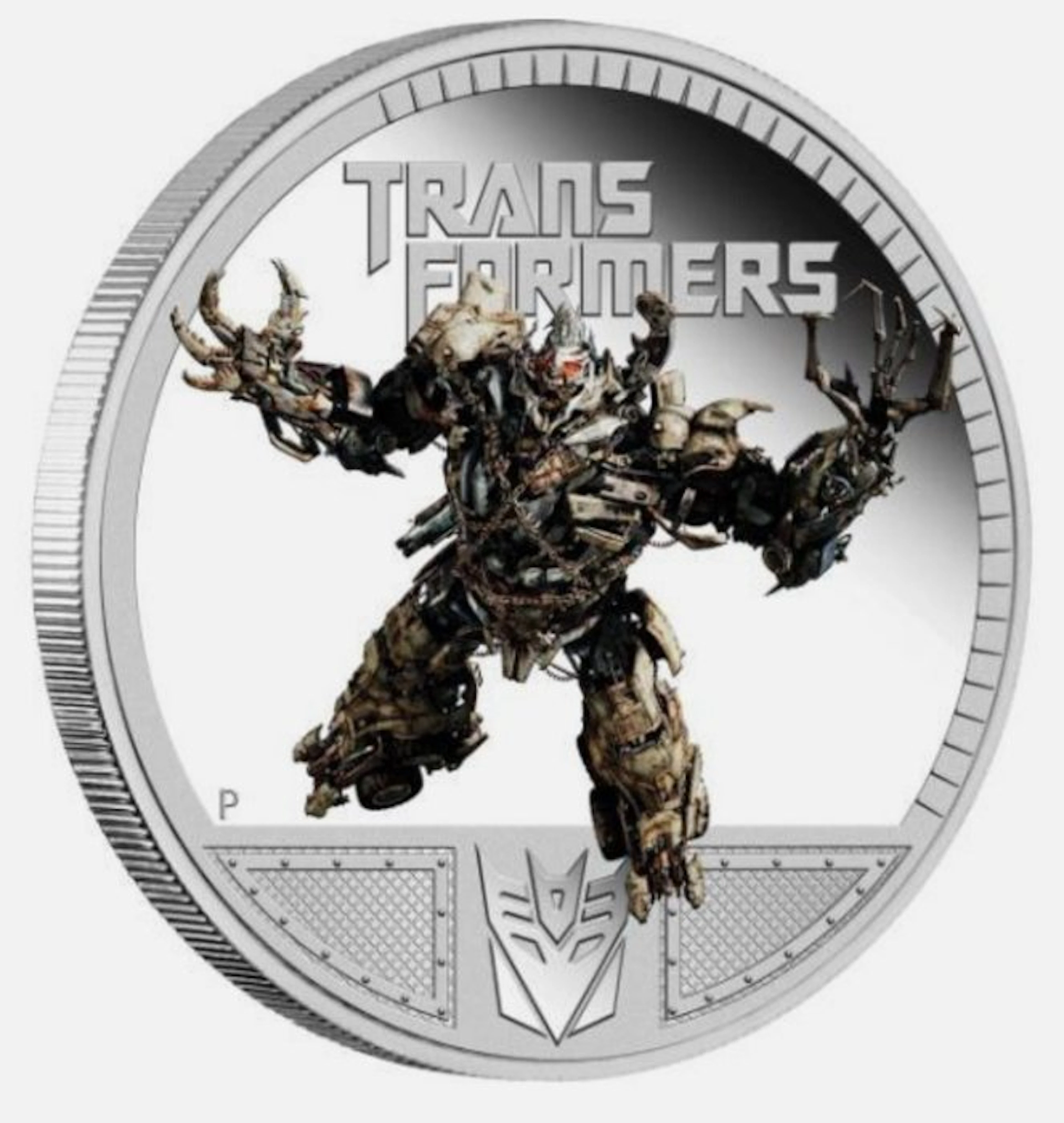 Tuvalu. 1 Dollar 2011 - Transformers - Megatron- 1 Oz with Box and CoA