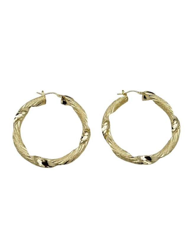 Earrings - 18 kt. Yellow gold, White gold