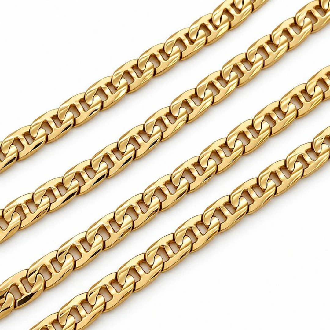 Necklace - 18 kt. Yellow gold - Made in Italy - HandMade