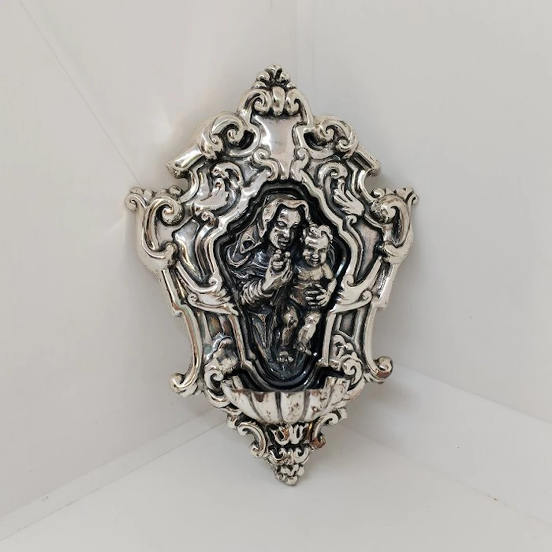 Holy water font - Giovanni Raspini - Giovanni Raspini - 1970-1980