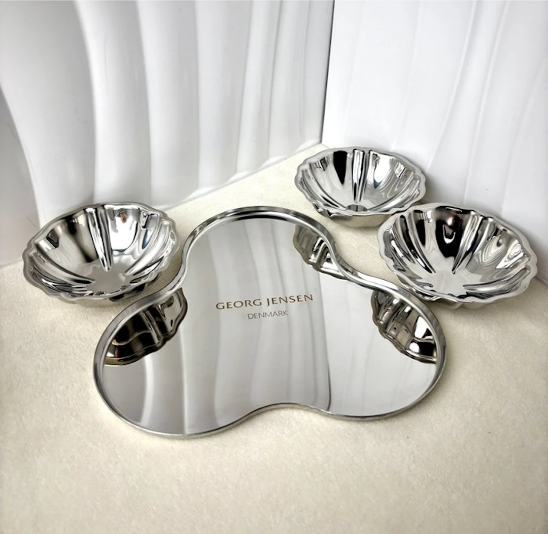 Georg Jensen - Plate (4) - Metal