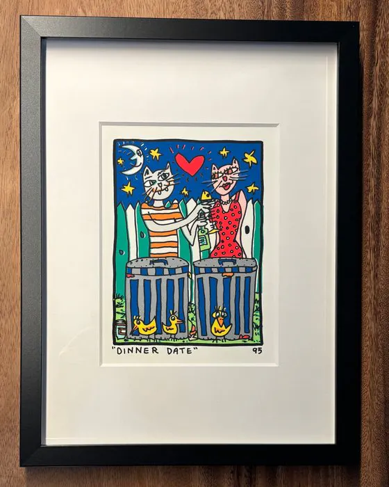 James Rizzi (1950-2011) - Dinner Date