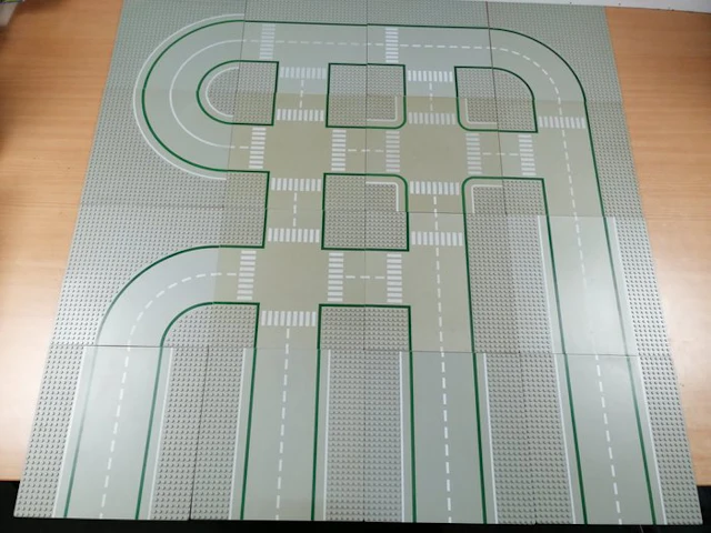 LEGO - geen serie - van 16 grondplaten - 1990-2000