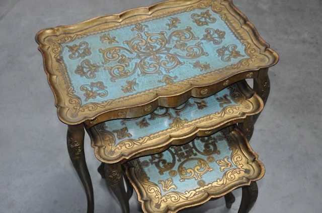 Florance - Nesting tables (3) - plastic - Florentine nesting tables