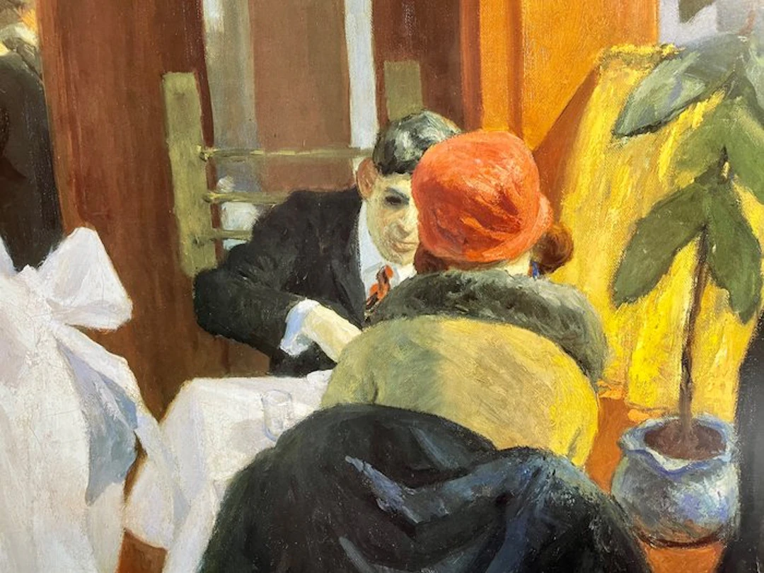 Edward Hopper (after) - New York Restaurant (1922)